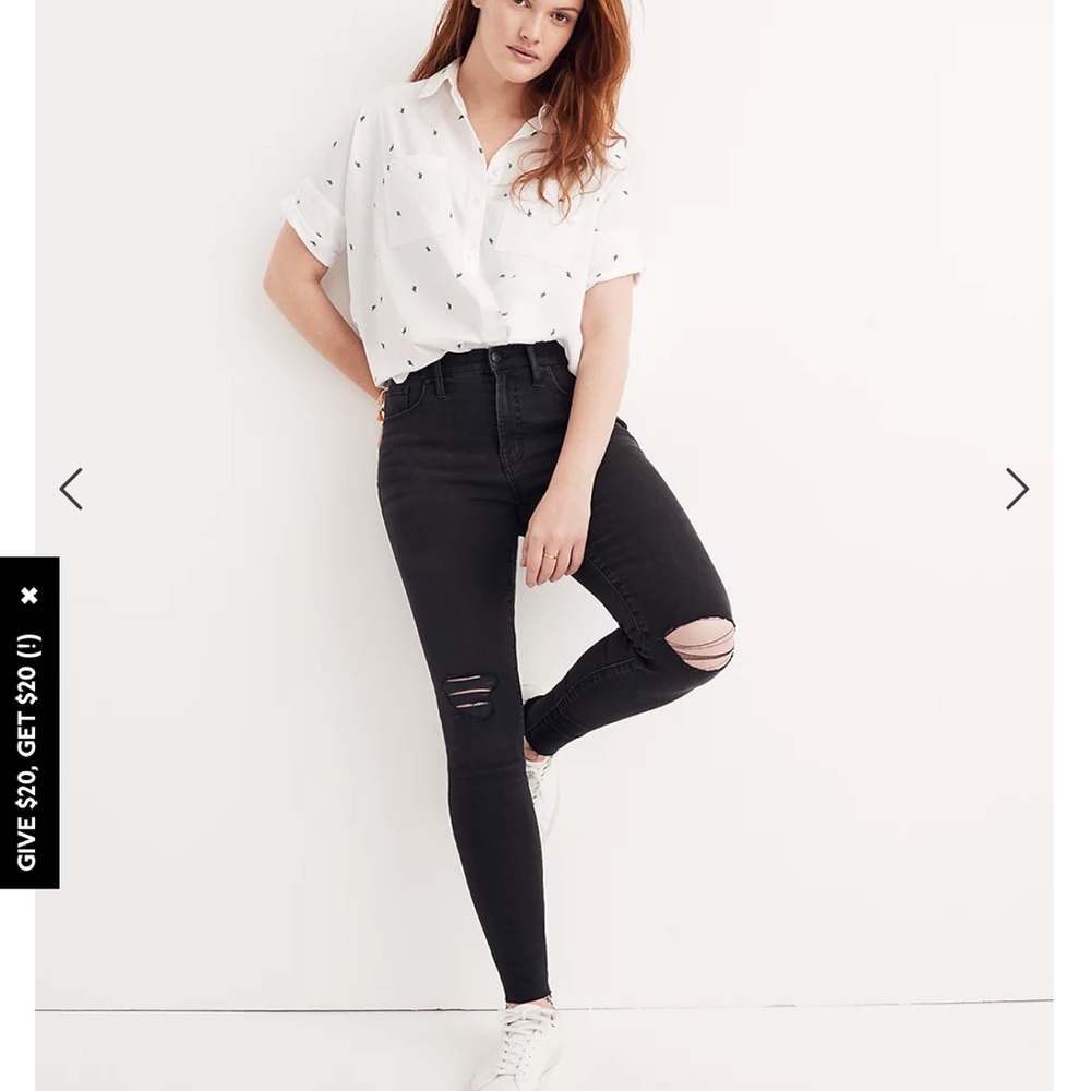 NWT! Madewell skinny jeans